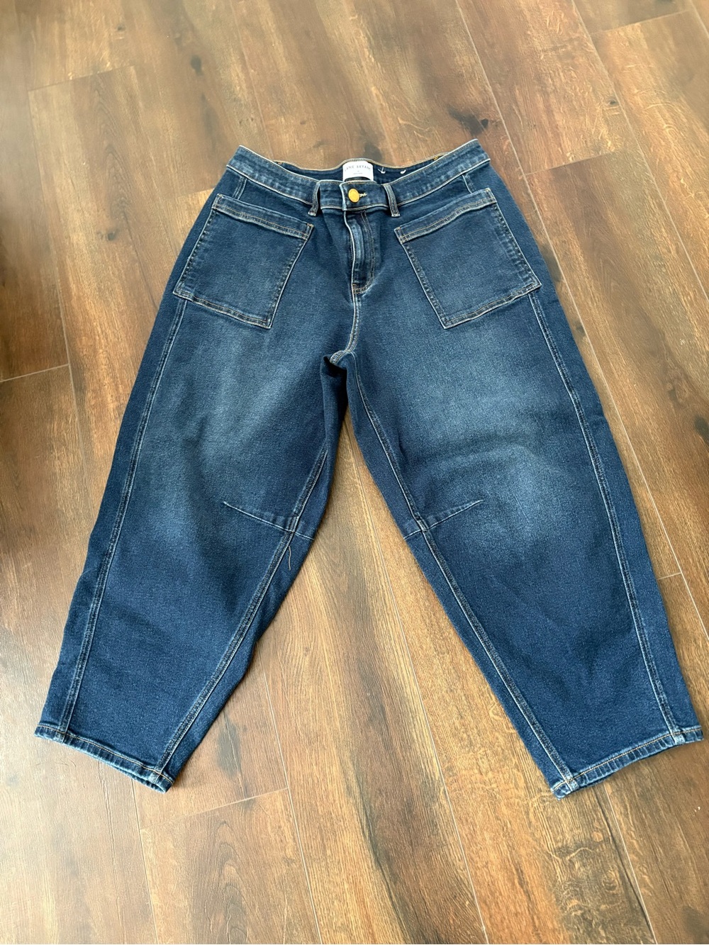 EUC Lane Bryant Dark Blue Women’s Barrel Jeans